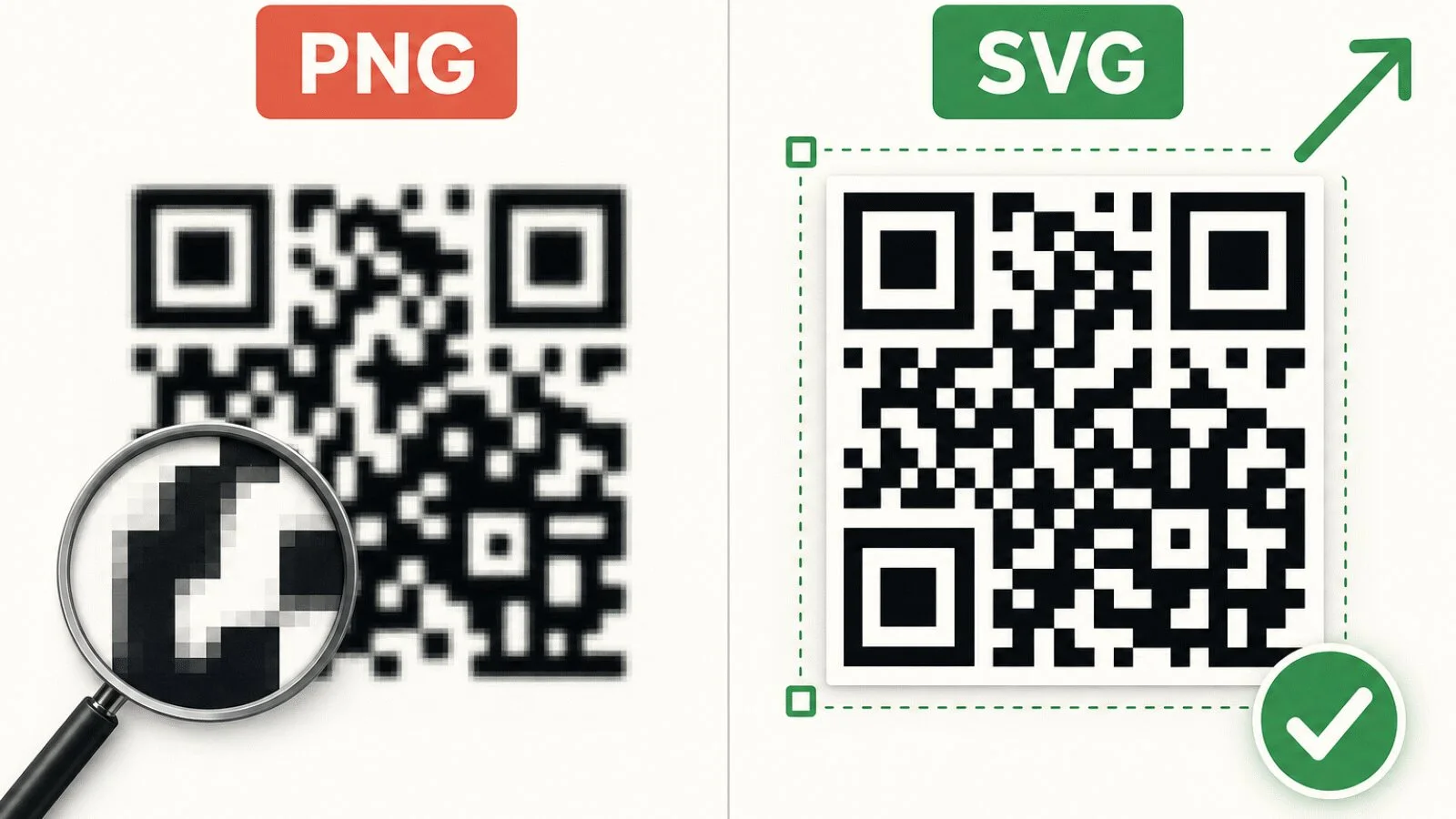 PNG czy SVG dla kodu QR: który format wybrać?